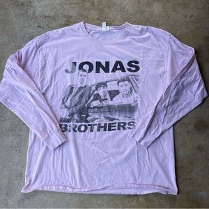 Jonas Brothers Happiness Begins Long Sleeve Tee Preowned XL band tee concert